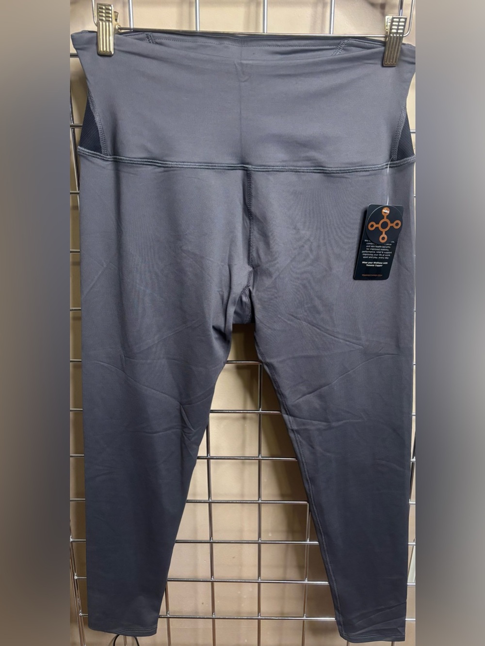 NWT Tommie Copper Ultra Fit Leggings XL Women Grey Back Support